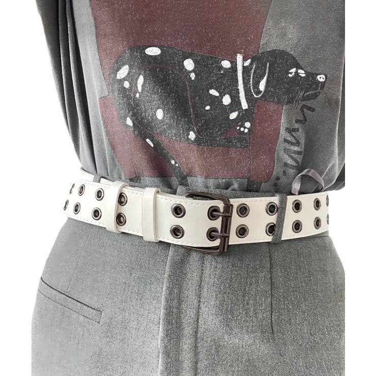 ダブルピンベルト PUレザーハトメベルト | SUNSHINE CLOSET | 詳細画像7 