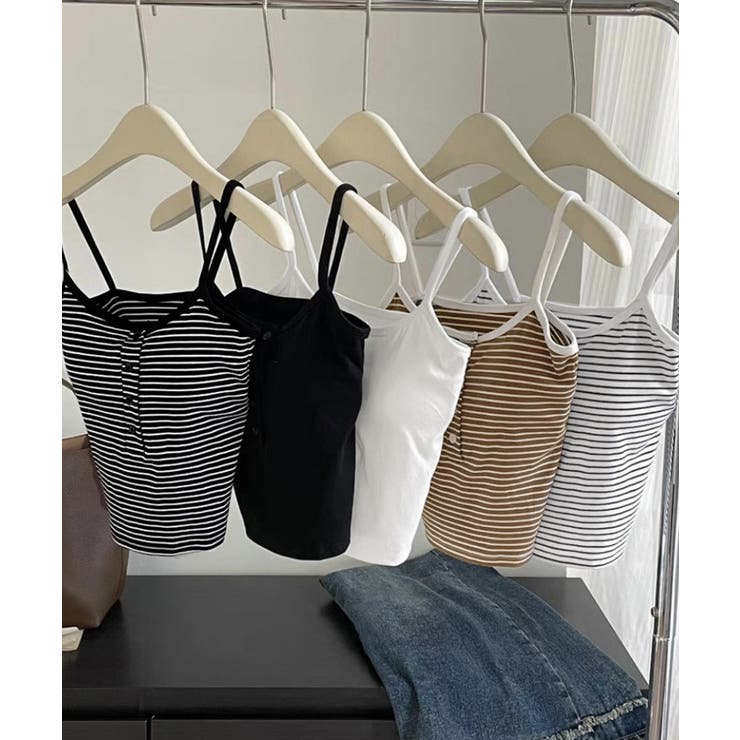 CHLOE' 【希少 美品】黒シフォン★キャミソール カップ付きキャミソール ブラトップ重ね着[品番：AGCW0006492