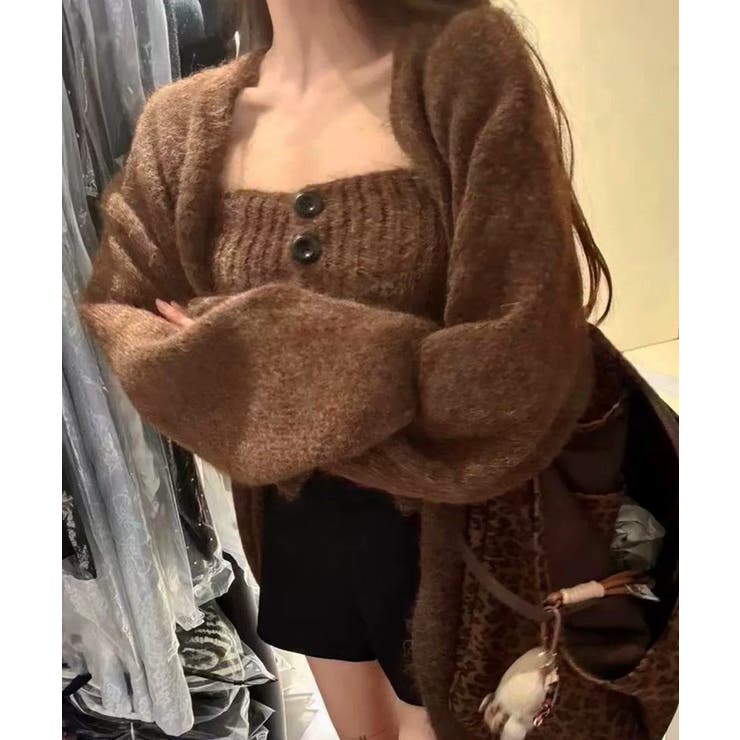 ニットアンサンブルベアトップニットカーデ | SUNSHINE CLOSET | 詳細画像10 