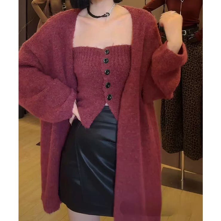 ニットアンサンブルベアトップニットカーデ | SUNSHINE CLOSET | 詳細画像13 