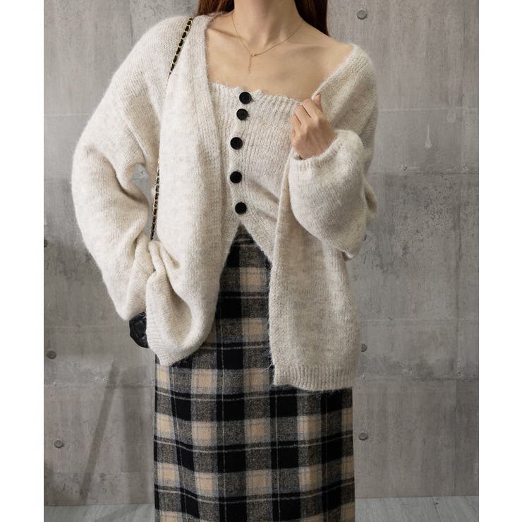 ニットアンサンブルベアトップニットカーデ | SUNSHINE CLOSET | 詳細画像17 