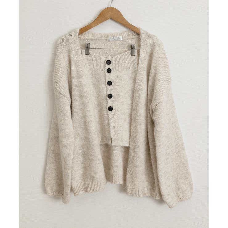 ニットアンサンブルベアトップニットカーデ | SUNSHINE CLOSET | 詳細画像21 