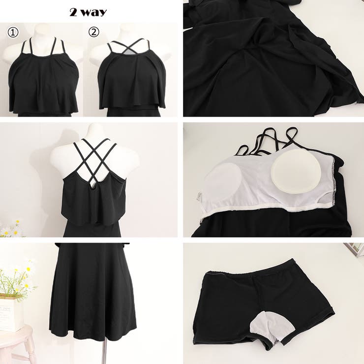 大きいサイズ ワンピース水着 レディース | SUNSHINE CLOSET | 詳細画像4 