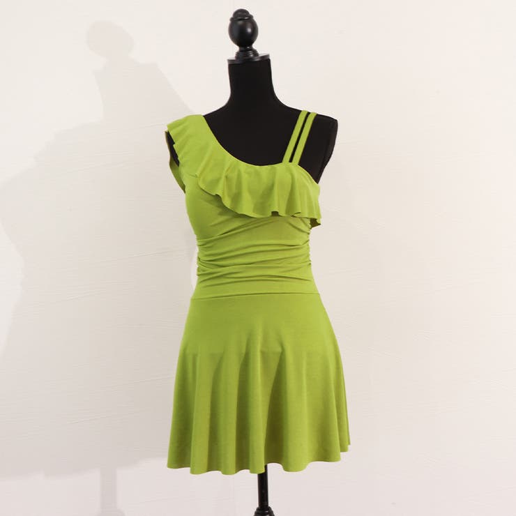 ワンショルダーワンピース水着 体型カバー | SUNSHINE CLOSET | 詳細画像15 