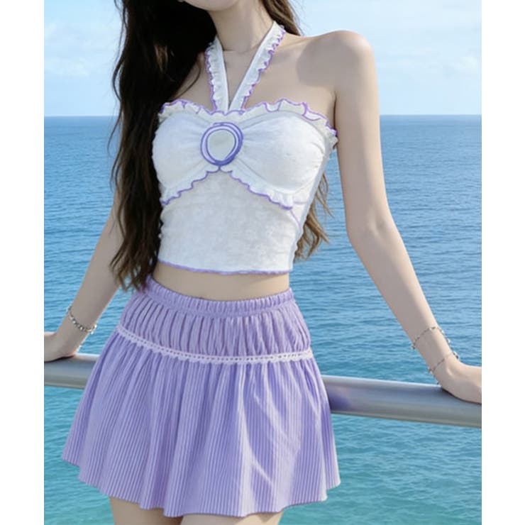 大人可愛い水着レディース セパレート水着 ホルターネック水着背中見せ | SUNSHINE CLOSET | 詳細画像14 