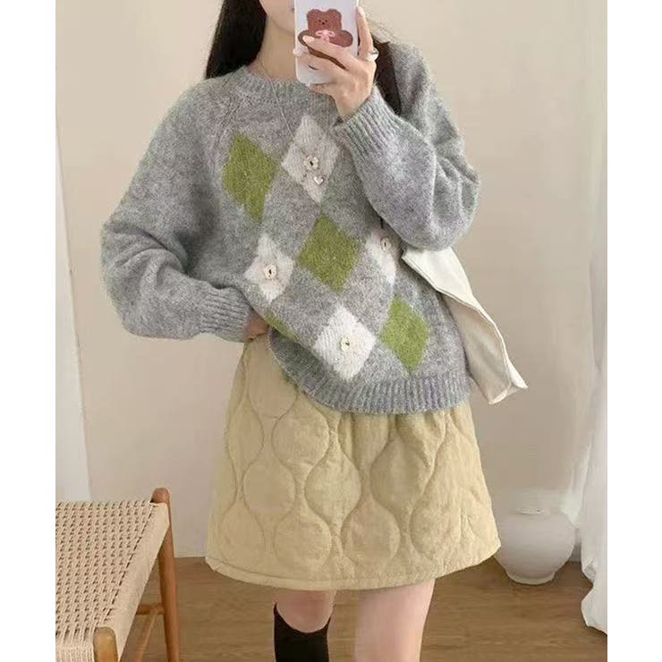 花モチーフ トラッド ニットトップス | SUNSHINE CLOSET | 詳細画像11 