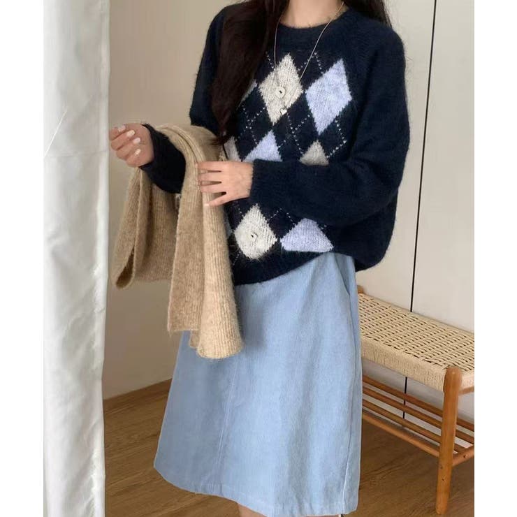 花モチーフ トラッド ニットトップス | SUNSHINE CLOSET | 詳細画像17 