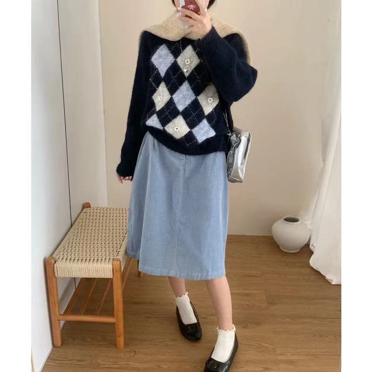花モチーフ トラッド ニットトップス | SUNSHINE CLOSET | 詳細画像18 