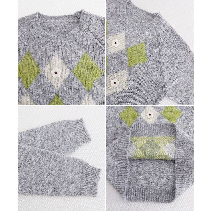 花モチーフ トラッド ニットトップス | SUNSHINE CLOSET | 詳細画像33 