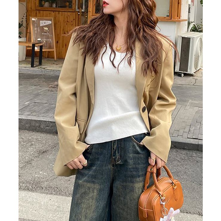 裏起毛ニットトップス Vネックリブニット | SUNSHINE CLOSET | 詳細画像15 