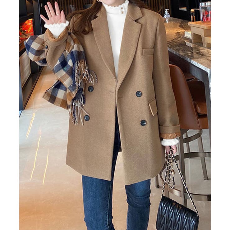 裏起毛 ハイネックニットトップスフリル襟 | SUNSHINE CLOSET | 詳細画像12 