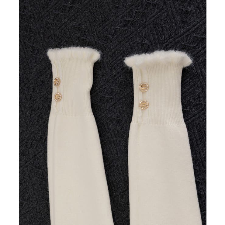 裏起毛 ハイネックニットトップスフリル襟 | SUNSHINE CLOSET | 詳細画像25 