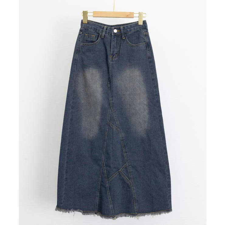 デニムロングスカート バックスリット韓国 | SUNSHINE CLOSET | 詳細画像18 