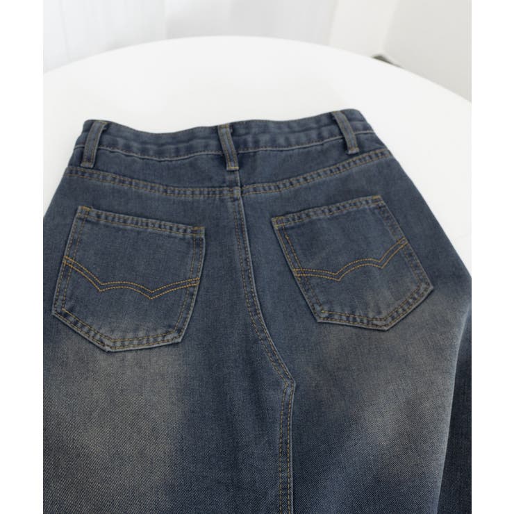 デニムロングスカート バックスリット韓国 | SUNSHINE CLOSET | 詳細画像22 