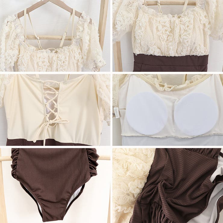 ワンピース水着 レディース体型カバー水着 | SUNSHINE CLOSET | 詳細画像3 