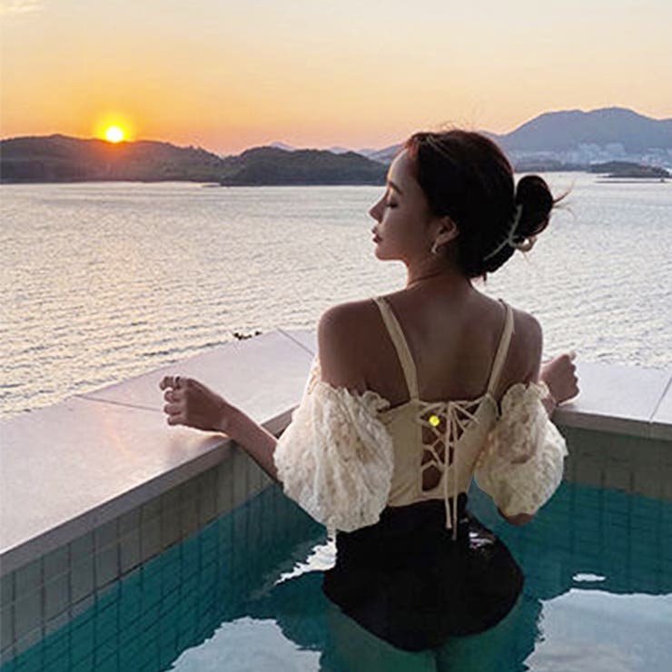 ワンピース水着 レディース体型カバー水着 | SUNSHINE CLOSET | 詳細画像7 