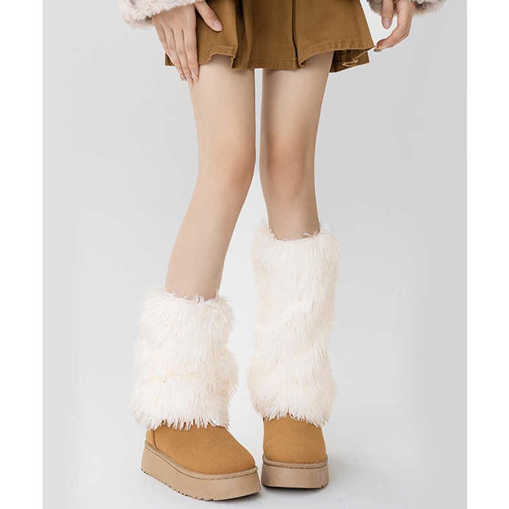 フェイクファーレッグウォーマー モコモコ | SUNSHINE CLOSET | 詳細画像11 