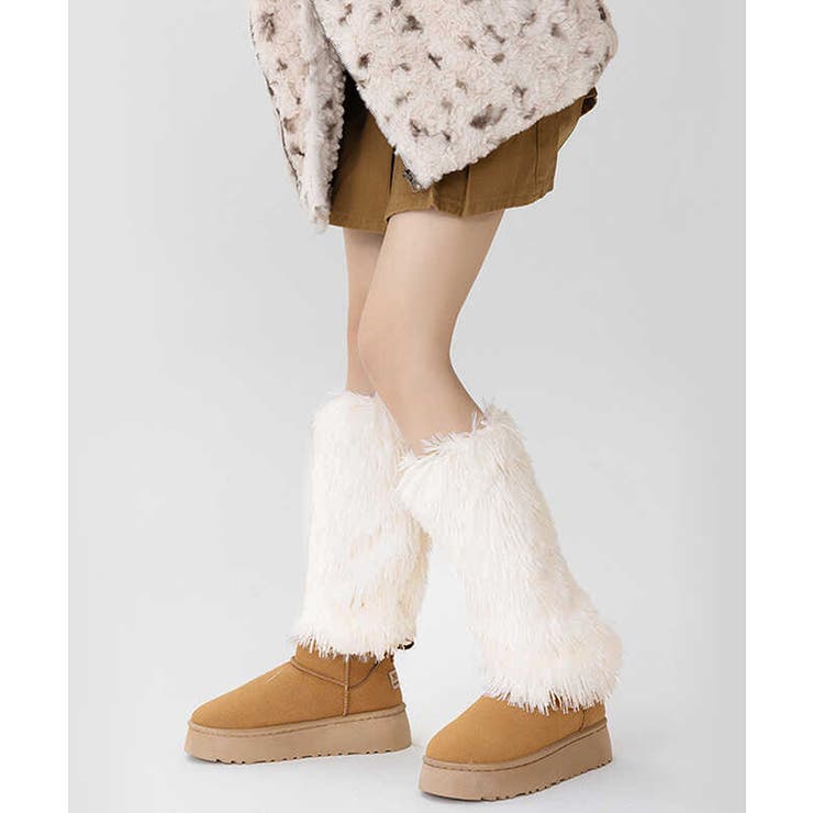 フェイクファーレッグウォーマー モコモコ | SUNSHINE CLOSET | 詳細画像13 