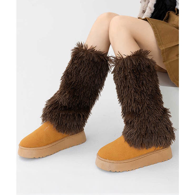 フェイクファーレッグウォーマー モコモコ | SUNSHINE CLOSET | 詳細画像2 