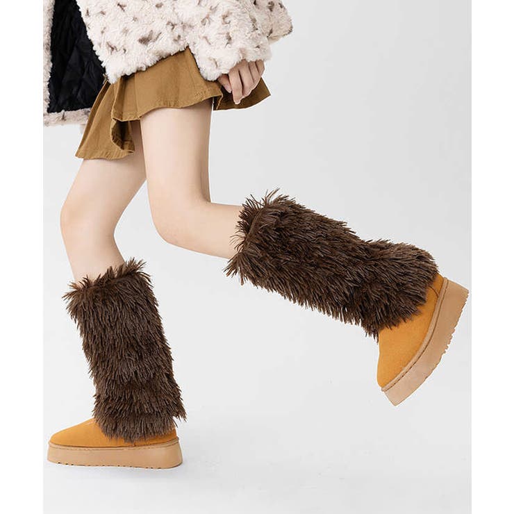 フェイクファーレッグウォーマー モコモコ | SUNSHINE CLOSET | 詳細画像3 