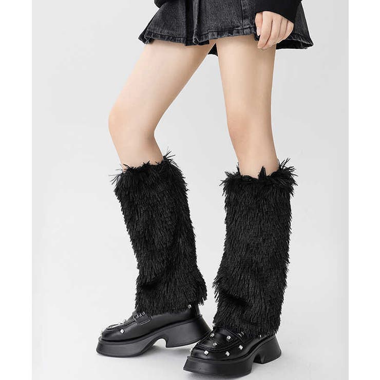 フェイクファーレッグウォーマー モコモコ | SUNSHINE CLOSET | 詳細画像7 