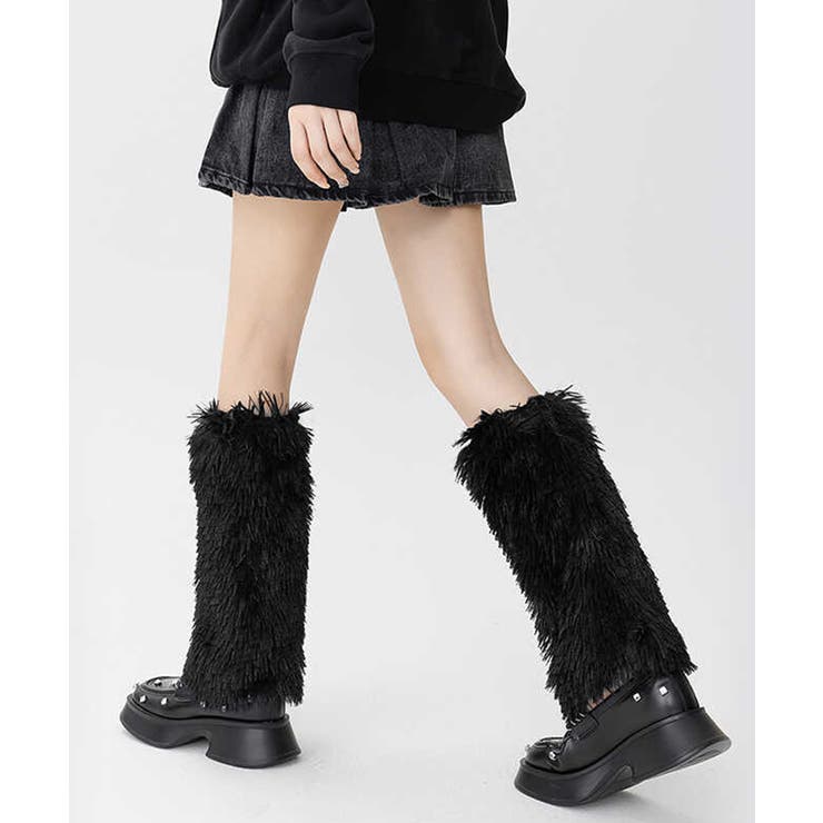 フェイクファーレッグウォーマー モコモコ | SUNSHINE CLOSET | 詳細画像9 