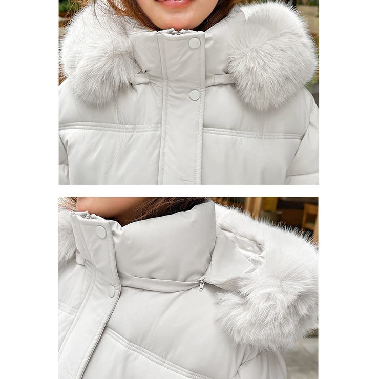 フーディーダウンジャケット 中綿アウター | SUNSHINE CLOSET | 詳細画像15 