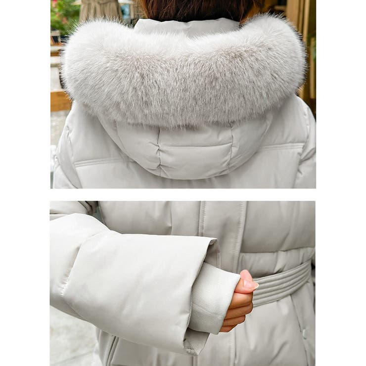 フーディーダウンジャケット 中綿アウター | SUNSHINE CLOSET | 詳細画像17 