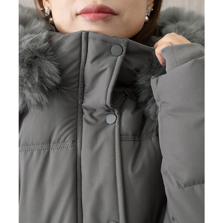 フーディーダウンジャケット 中綿アウター | SUNSHINE CLOSET | 詳細画像19 