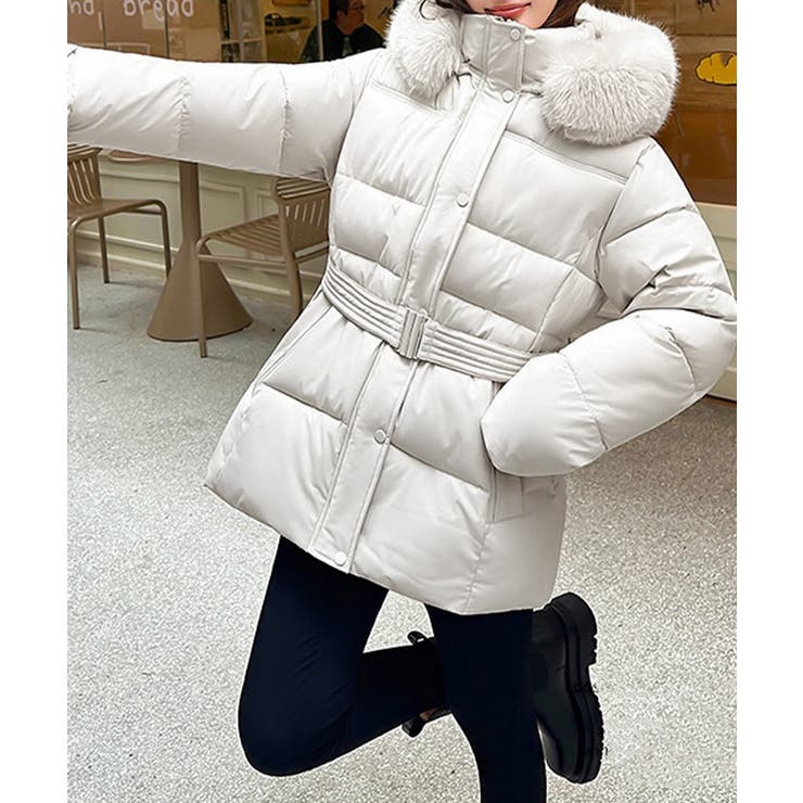 フーディーダウンジャケット 中綿アウター | SUNSHINE CLOSET | 詳細画像2 