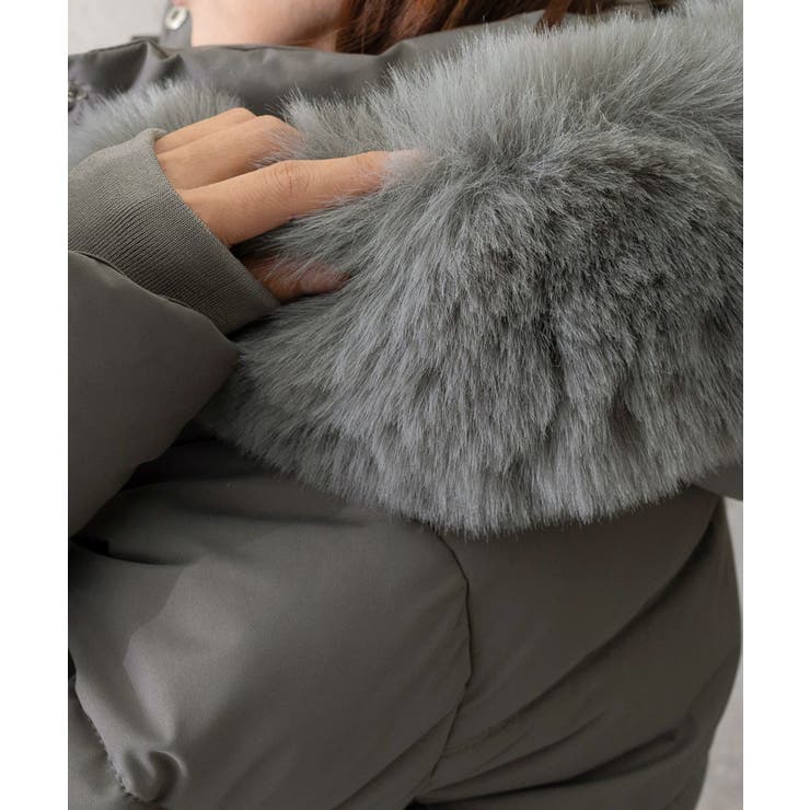 フーディーダウンジャケット 中綿アウター | SUNSHINE CLOSET | 詳細画像21 