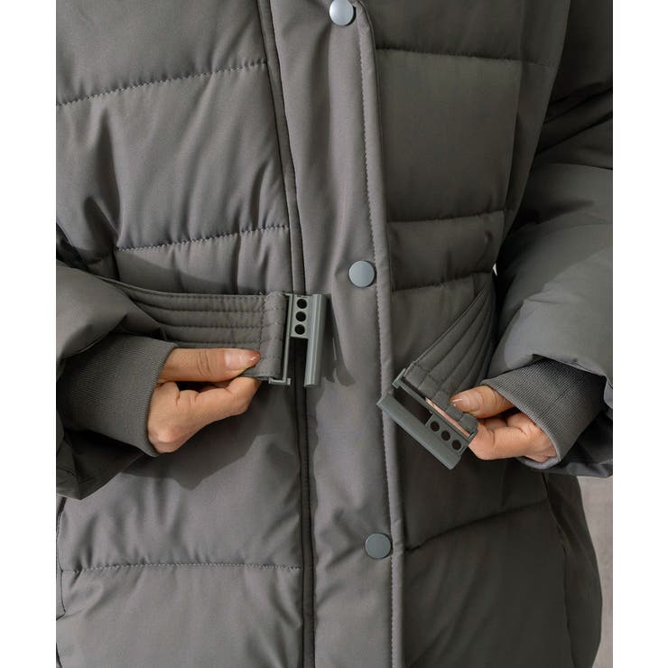 フーディーダウンジャケット 中綿アウター | SUNSHINE CLOSET | 詳細画像22 