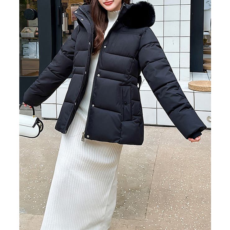 フーディーダウンジャケット 中綿アウター | SUNSHINE CLOSET | 詳細画像5 