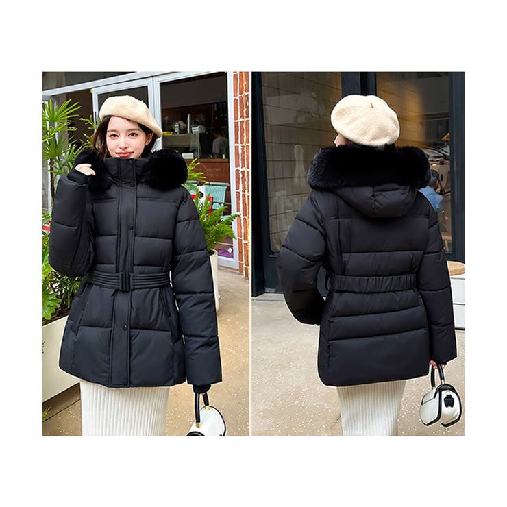 フーディーダウンジャケット 中綿アウター | SUNSHINE CLOSET | 詳細画像7 