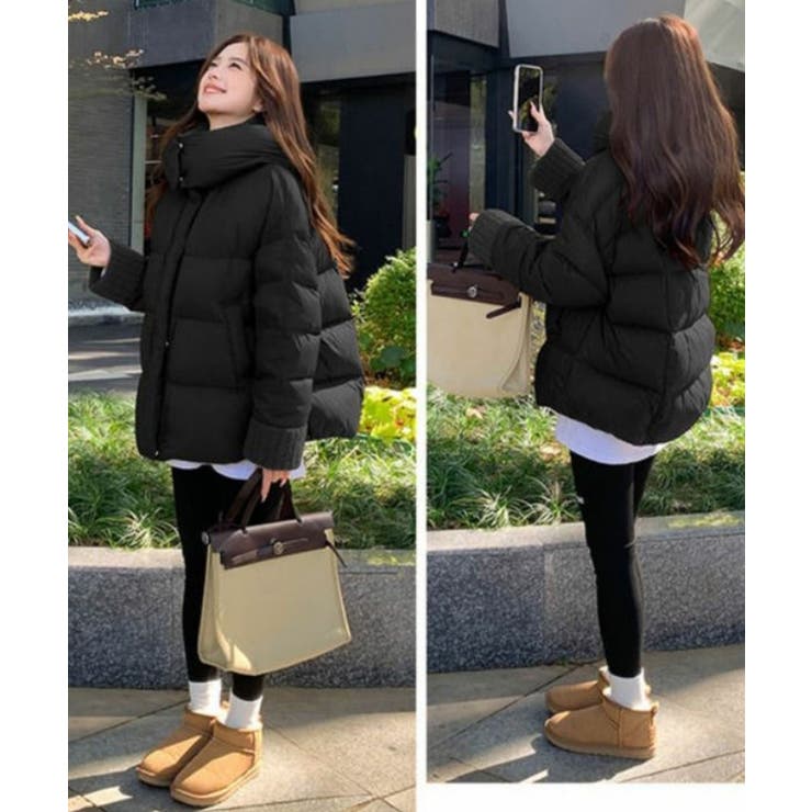 ダウンジャケットフード付きダウン風コート | SUNSHINE CLOSET | 詳細画像10 