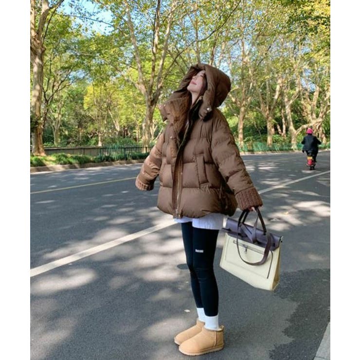 ダウンジャケットフード付きダウン風コート | SUNSHINE CLOSET | 詳細画像17 