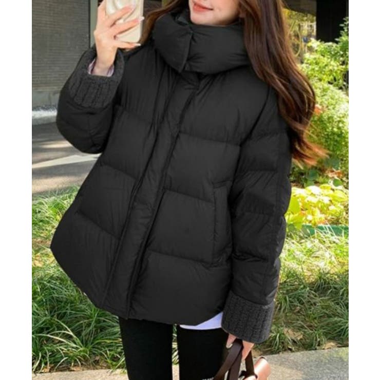 ダウンジャケットフード付きダウン風コート | SUNSHINE CLOSET | 詳細画像18 