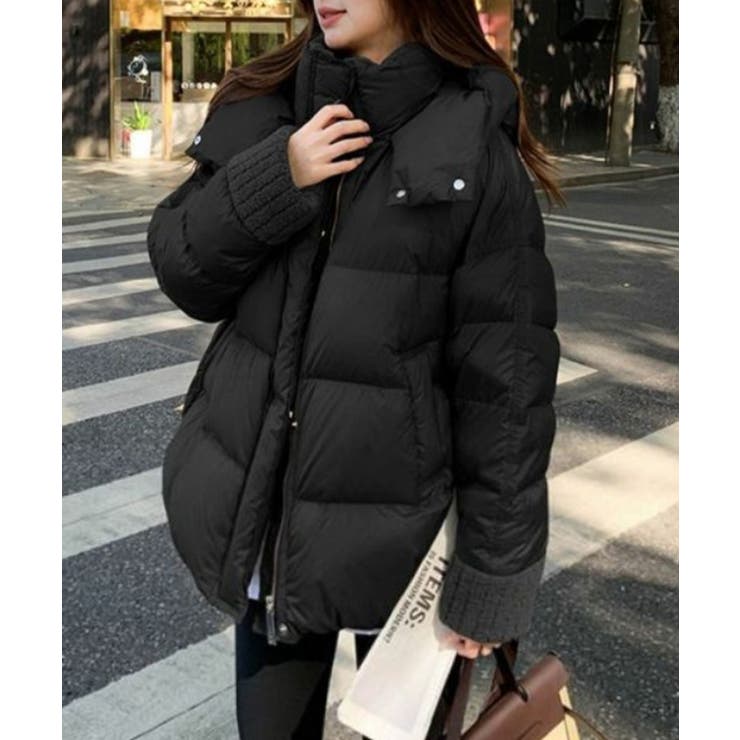 ダウンジャケットフード付きダウン風コート | SUNSHINE CLOSET | 詳細画像19 