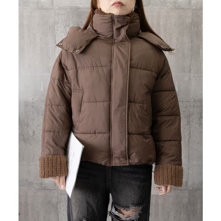 ダウンジャケットフード付きダウン風コート | SUNSHINE CLOSET | 詳細画像21 