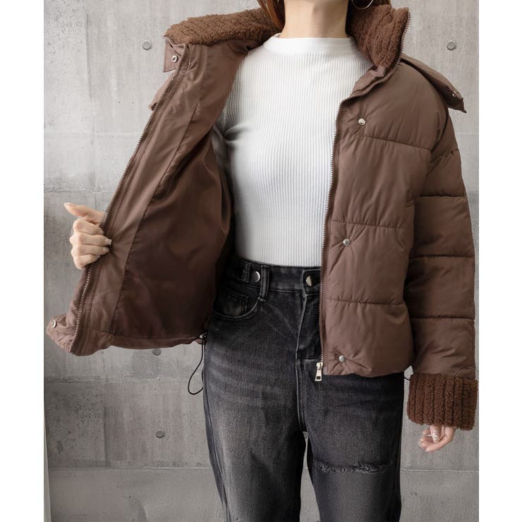 ダウンジャケットフード付きダウン風コート | SUNSHINE CLOSET | 詳細画像22 