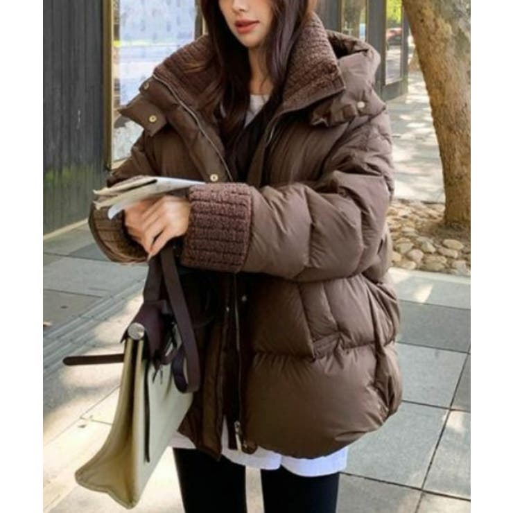 ダウンジャケットフード付きダウン風コート | SUNSHINE CLOSET | 詳細画像3 