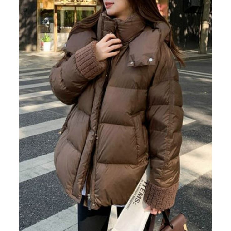 ダウンジャケットフード付きダウン風コート | SUNSHINE CLOSET | 詳細画像4 