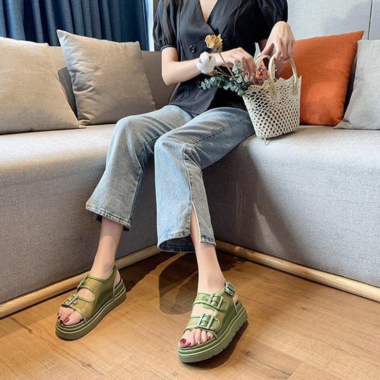 サンダル レディース メッシュサンダル夏 | SUNSHINE CLOSET | 詳細画像13 