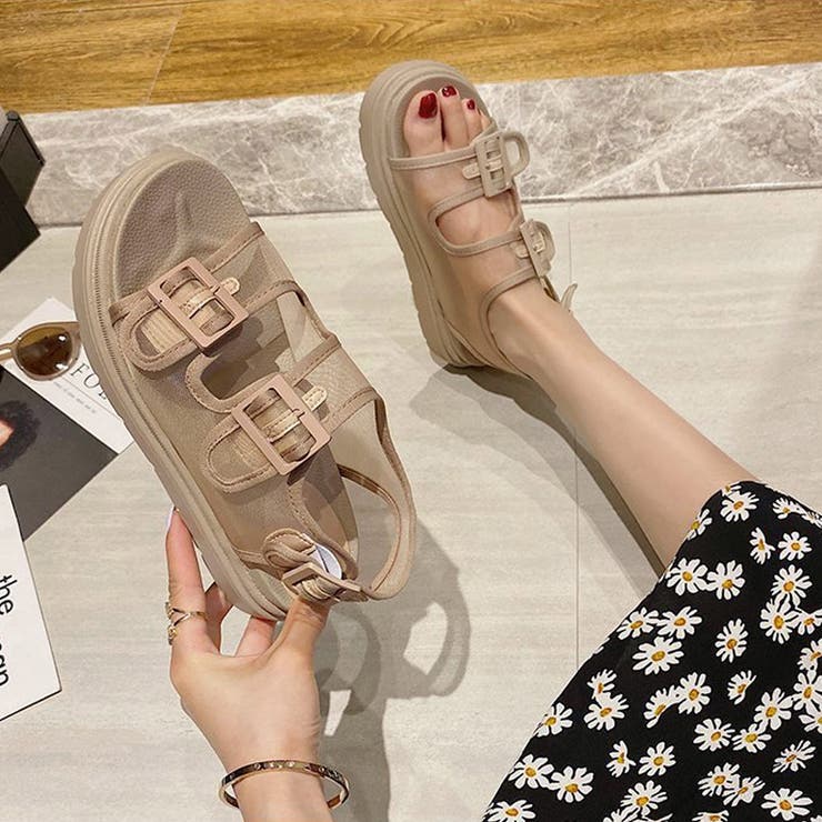 サンダル レディース メッシュサンダル夏 | SUNSHINE CLOSET | 詳細画像7 