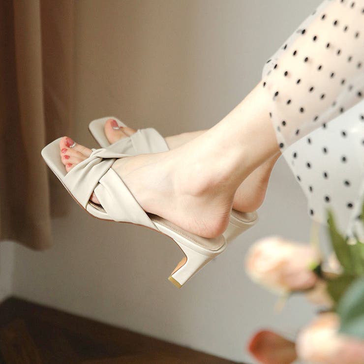 セットバックヒール サンダル レディース | SUNSHINE CLOSET | 詳細画像5 