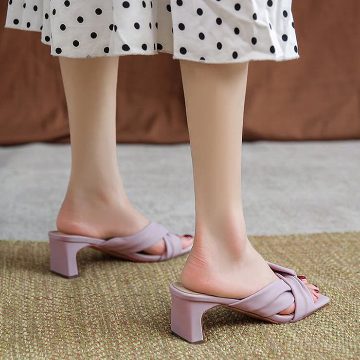 セットバックヒール サンダル レディース | SUNSHINE CLOSET | 詳細画像7 