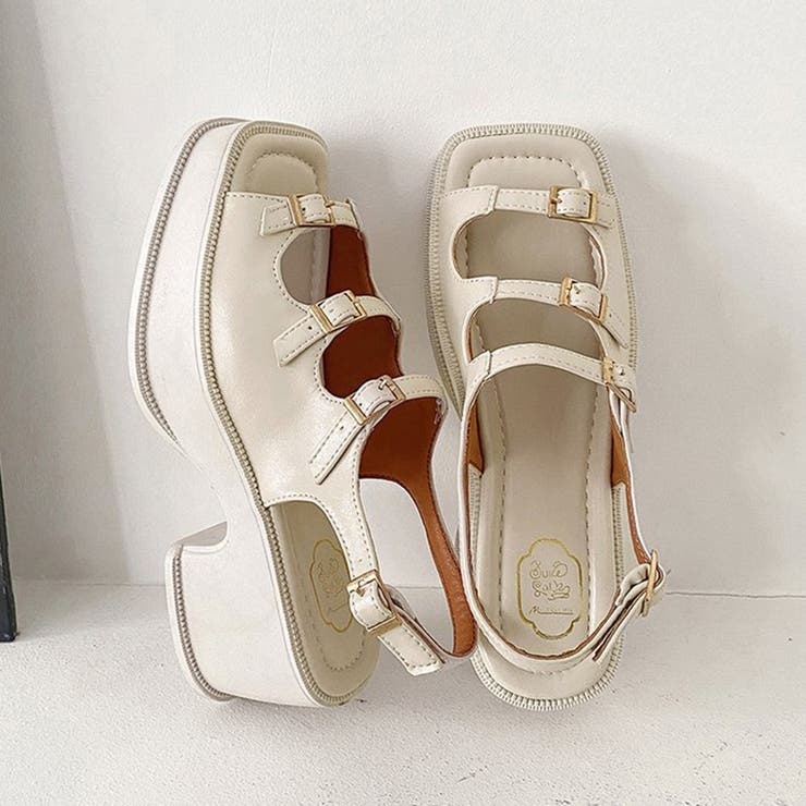 韓国 厚底 ヒールサンダル レディース | SUNSHINE CLOSET | 詳細画像10 