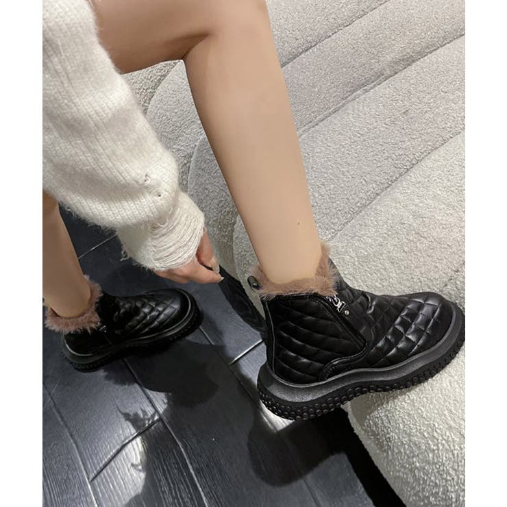 ムートンブーツ キルティング裏起毛ブーツ | SUNSHINE CLOSET | 詳細画像4 