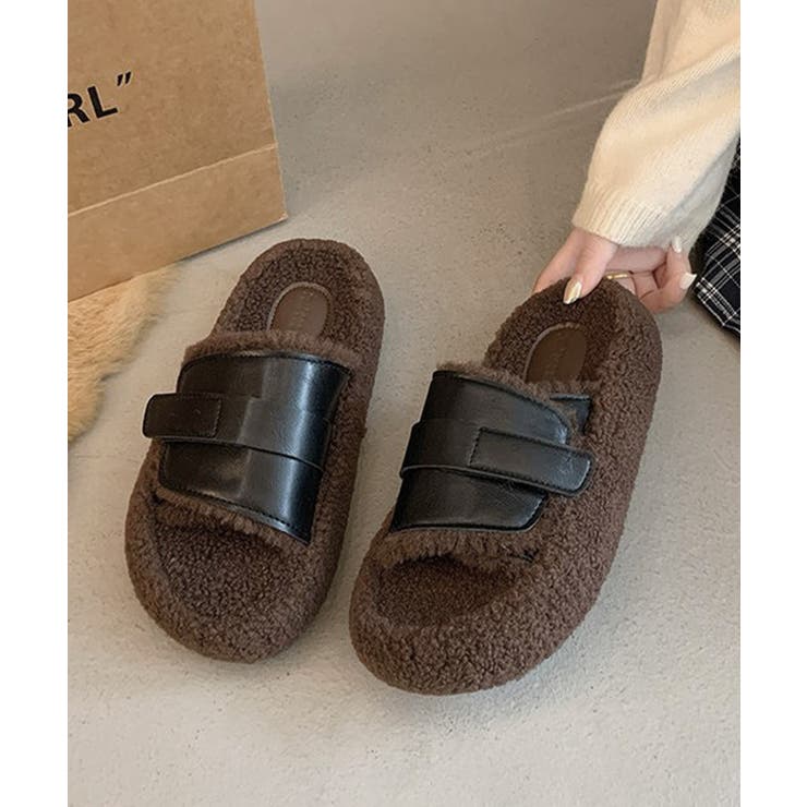 ファーサンダル 厚底 レトロボアサンダル | SUNSHINE CLOSET | 詳細画像17 