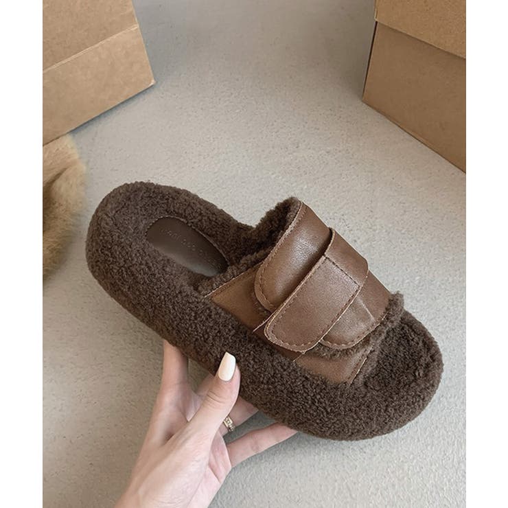 ファーサンダル 厚底 レトロボアサンダル | SUNSHINE CLOSET | 詳細画像20 